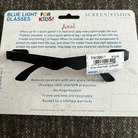 NWT Kids Blue Light Glasses - Picture 2 of 3